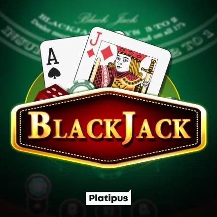 Table Games logo of Blackjack from Platipus at Nine Casino