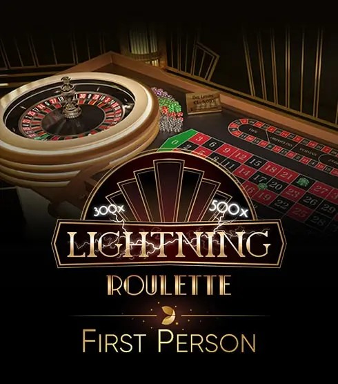 Enjoy First Person Lightning Roulette by Evolution – logo hosted on ninecasino-gr.com.gr