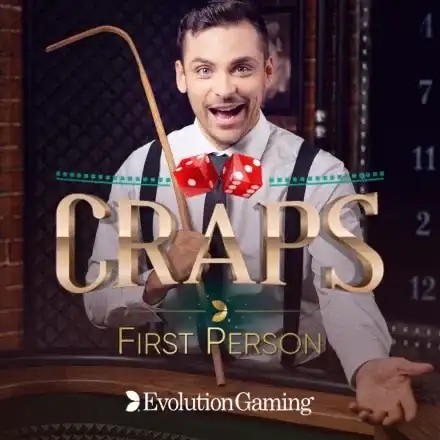 First Person Craps slot visual from Evolution available on ninecasino-gr.com.gr