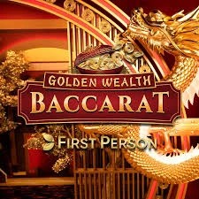 Official Live Dealer logo: Golden Wealth Baccarat by Evolution at Nine Casino