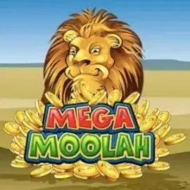Mega Moolah casino game by Microgaming – featured logo at Nine Casino