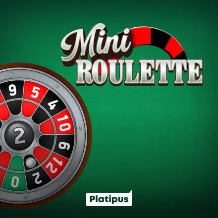Mini Roulette game by Platipus – logo hosted on Nine Casino