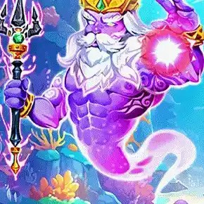 Crash Games logo of Poseidon’s Secret 2 from KA Gaming at Nine Casino